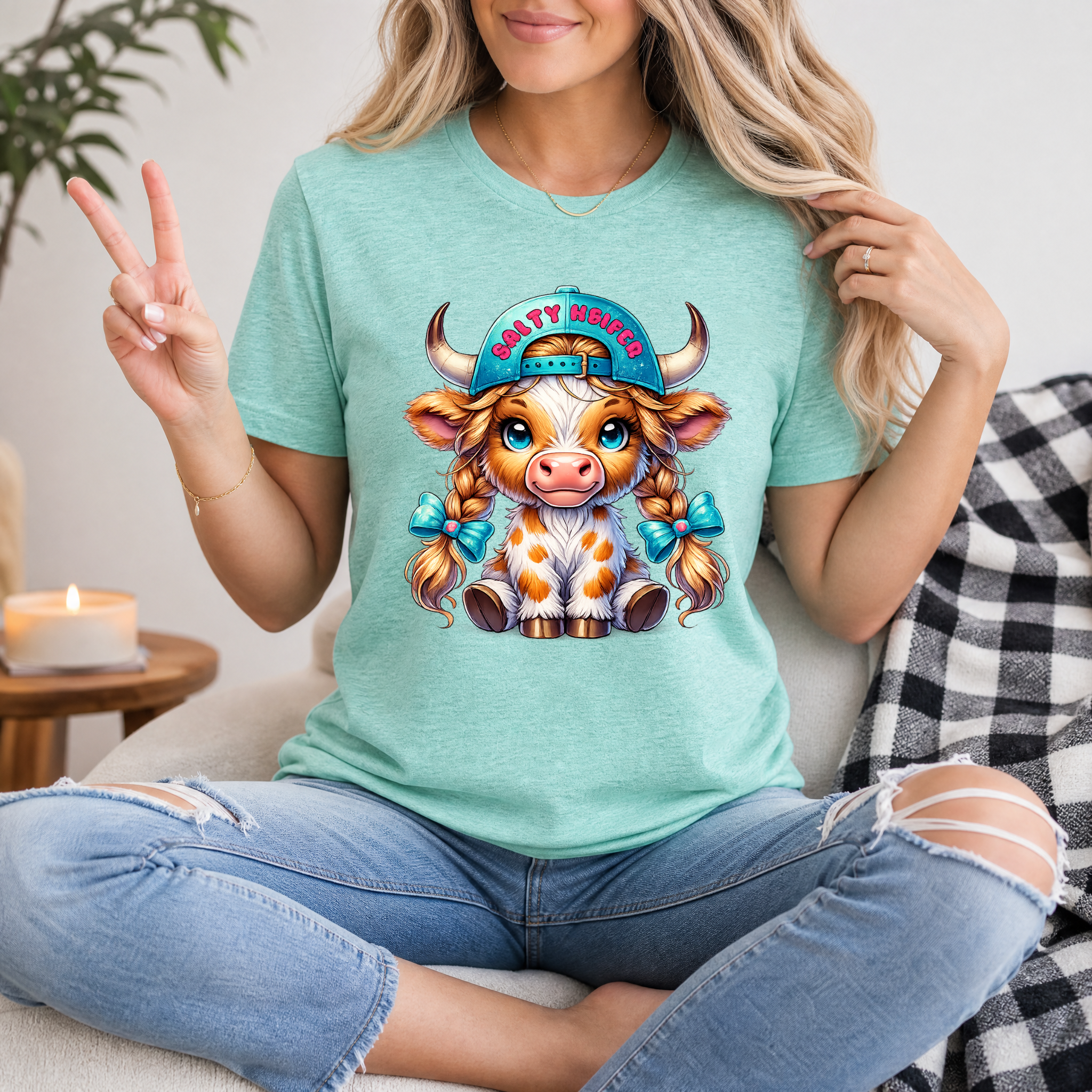 Salty Heifer Premium Graphic Tee
