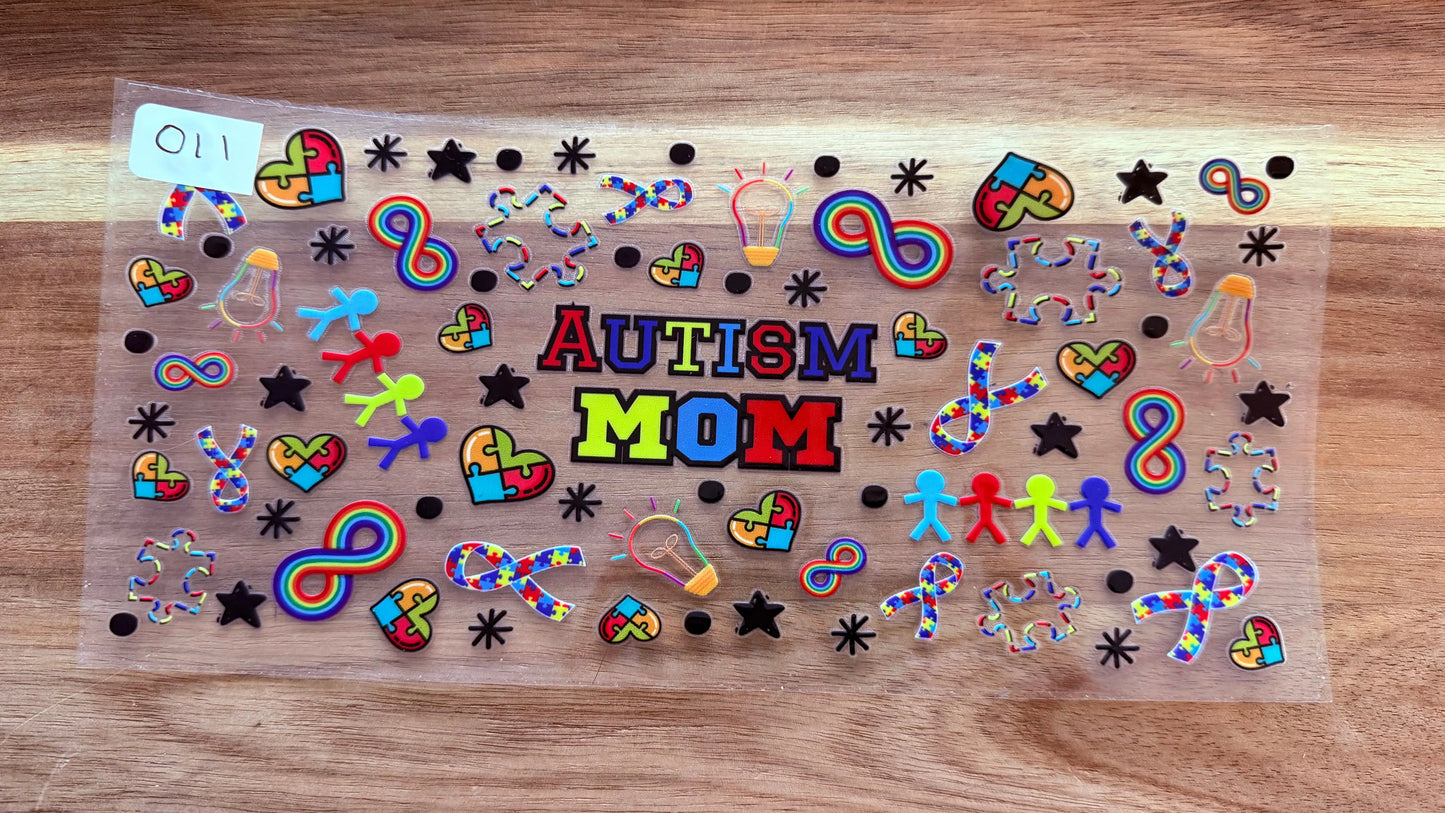 #11 Autism with other graphics K's Krafty Barn