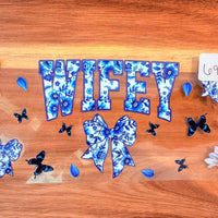 #696 Wifey Floral K's Krafty Barn