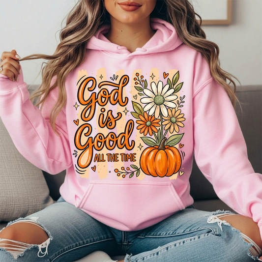 God Is Good Pumpkin Premium Hoodie Sweatshirt