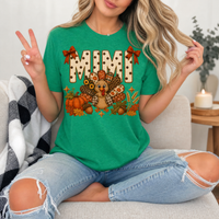 Mimi Thanksgiving Turkey & Bow Graphic Tee