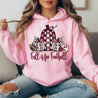 Mississippi State Fall Is for Football Pumpkin Graphic Hoodie