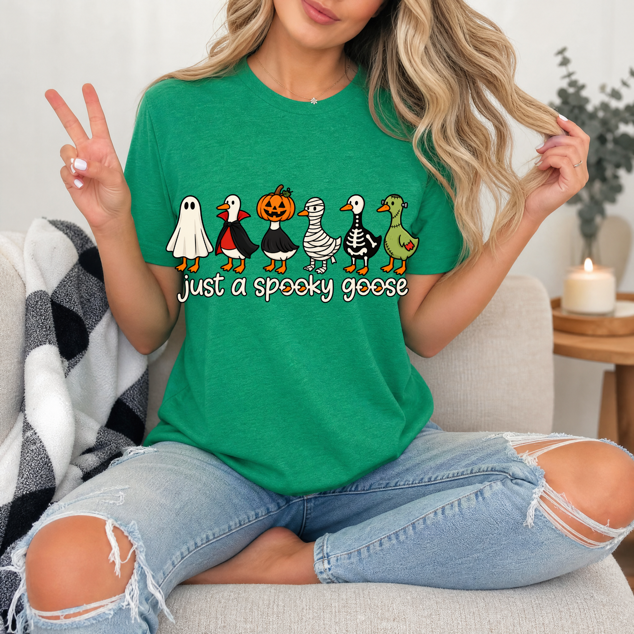 Spooky Goose x6 Premium Graphic Tee