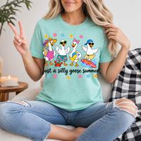 Just A Silly Goose Summer Premium Graphic Tee