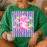 Jesus Thinks I'm a Delight Raccoon Crewneck Sweatshirt