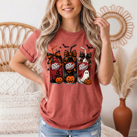 Dr P Halloween Bows & Ghost Graphic Tee