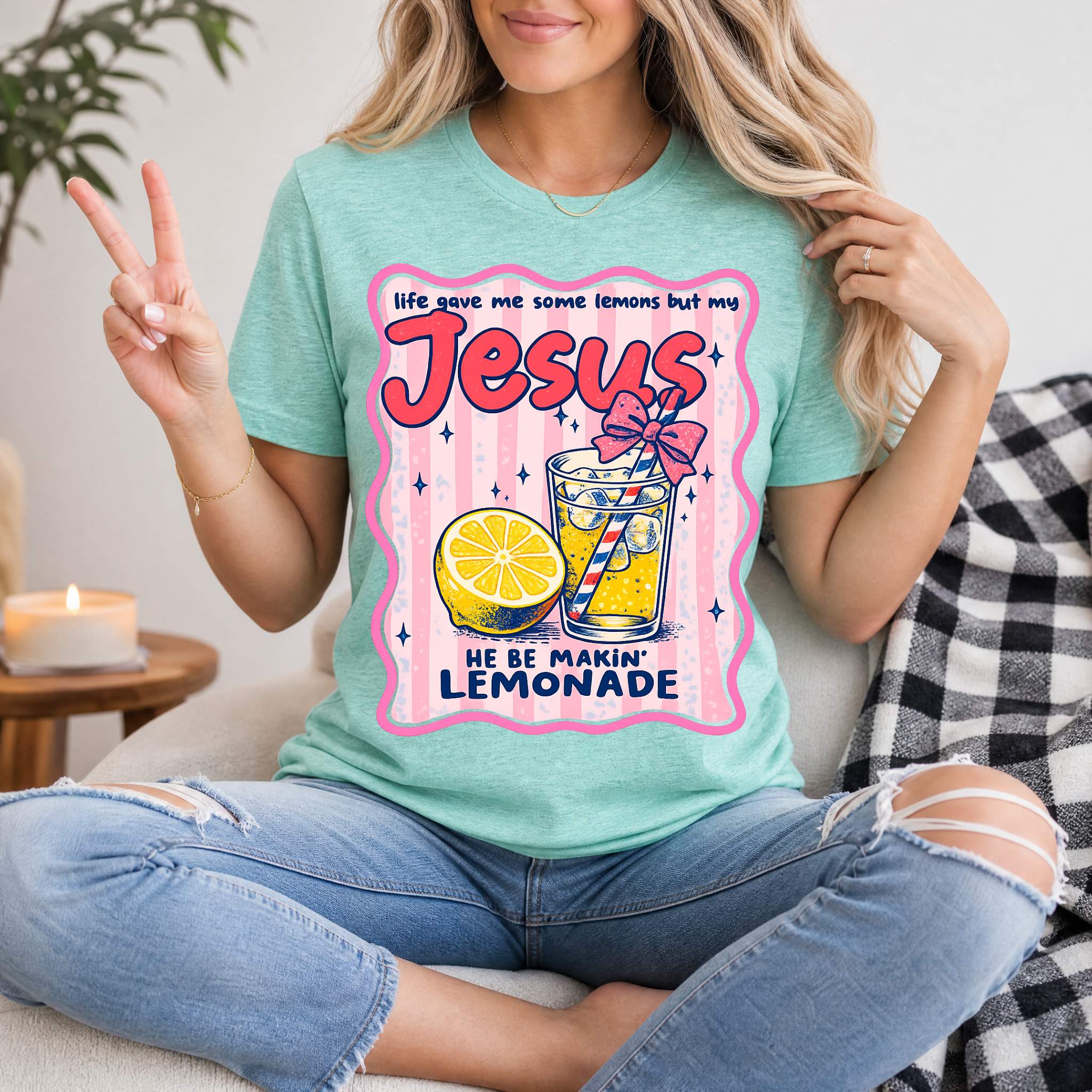 He Be Making Lemonade Premium Graphic Tee