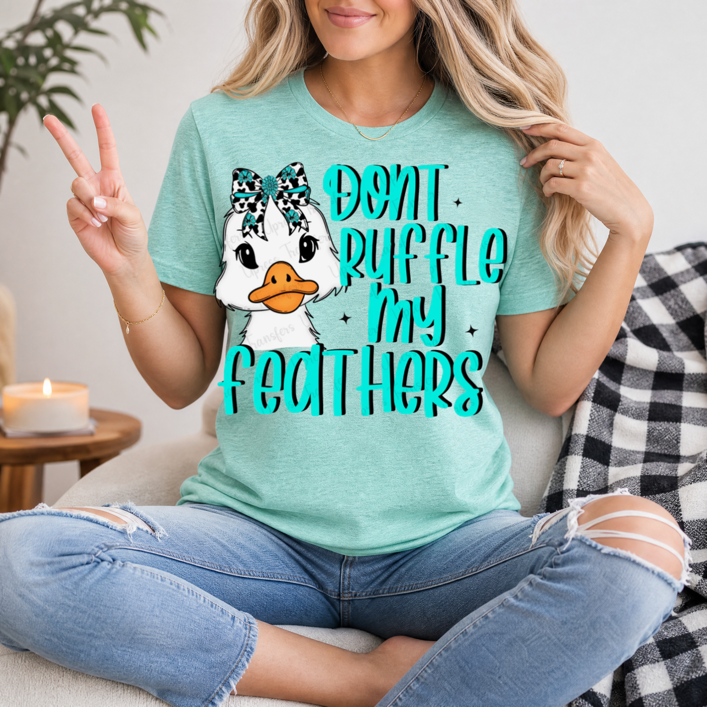 Don't Ruffle My Feathers Premium Graphic Tee