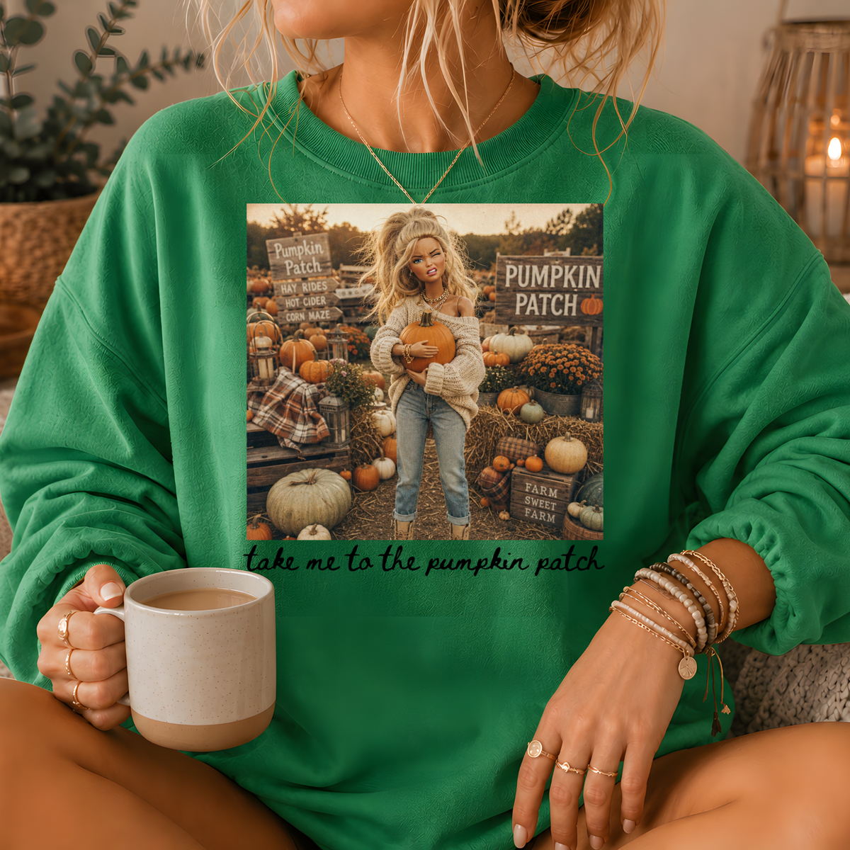 Take Me to the Pumpkin Patch Crewneck Sweatshirt
