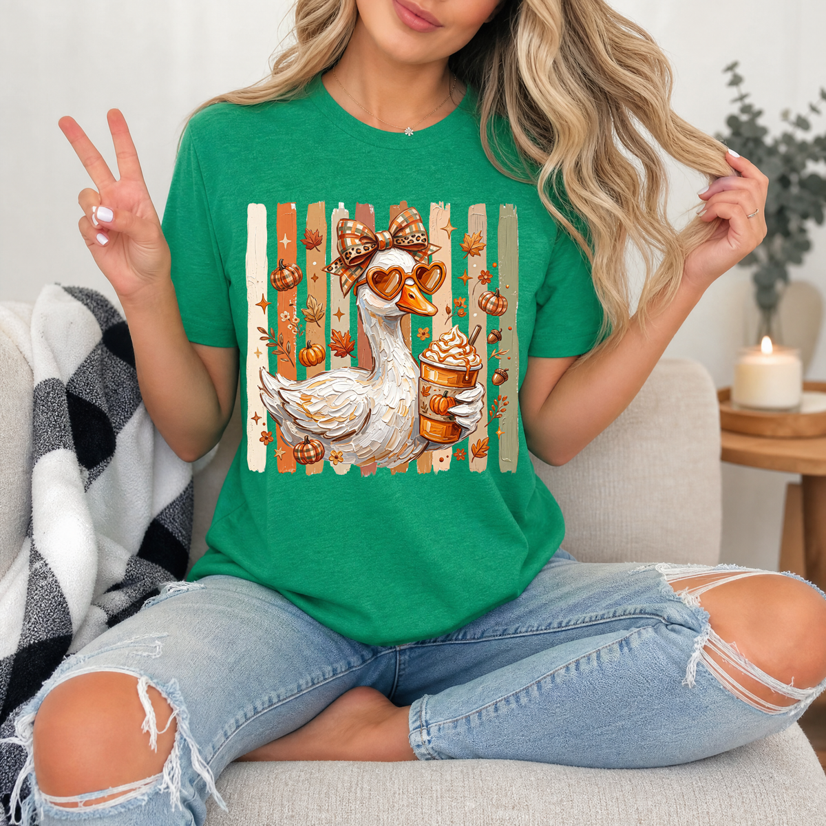 Pumpkin Spice Goose Premium Graphic Tee