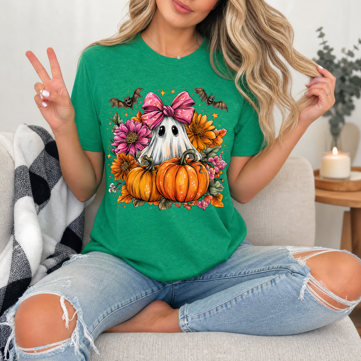 Pumpkin Patch Boo Premium Graphic Tee