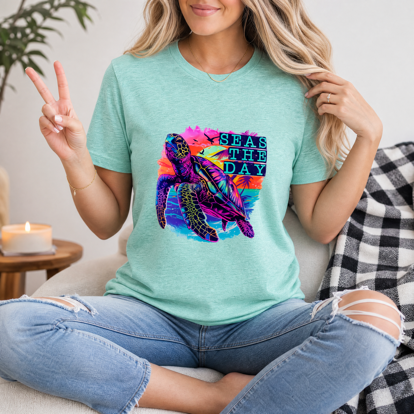 Seas The Day Premium Graphic Tee