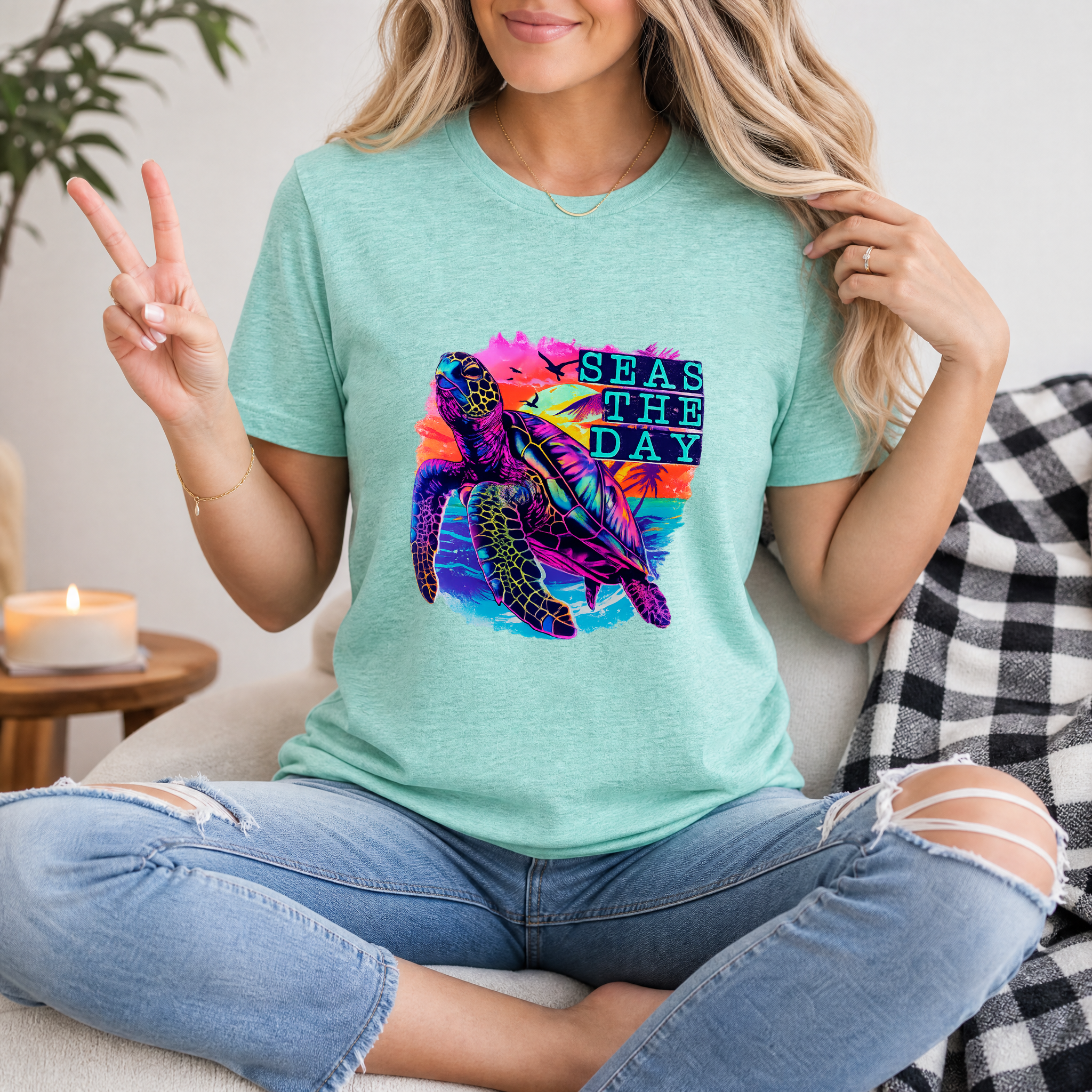 Seas The Day Premium Graphic Tee