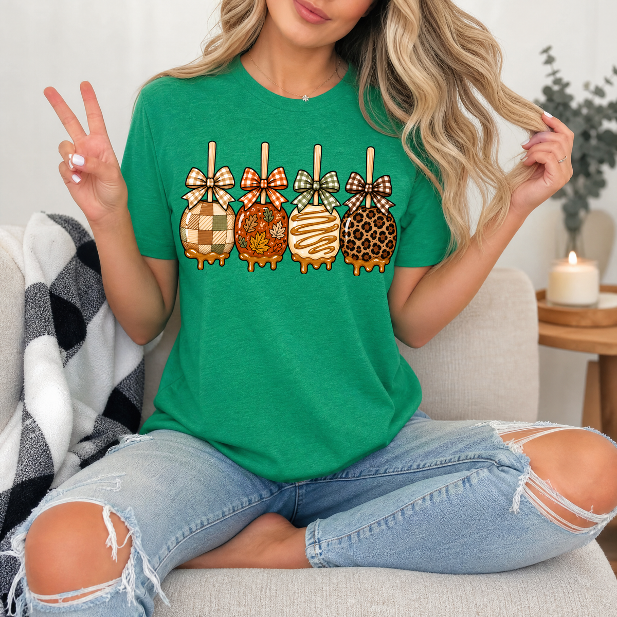 Fall Apples Premium Graphic Tee