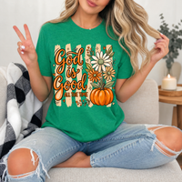 God Is Good Pumpkin Premium Graphic Tee