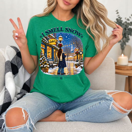 I Smell Snow Stars Hollow Winter Graphic Tee