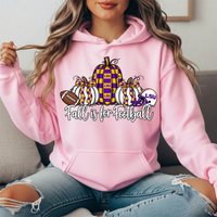 LSU Fall Is for Football Pumpkin Graphic Hoodie