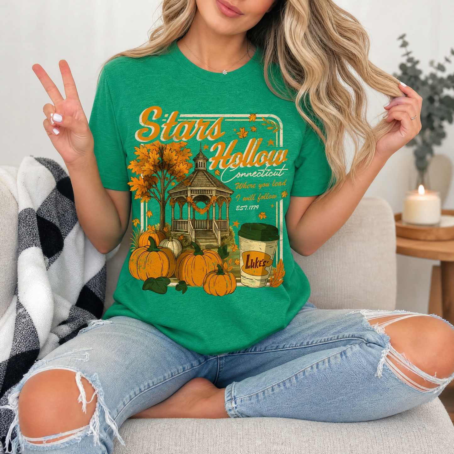 Stars Hollow Fall Premium Graphic Tee