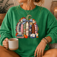Gilmore Girls Inspired Bookish Pumpkin Crewneck Sweatshirt