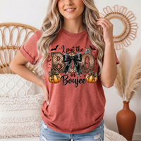I Put the Boo in Boujee Halloween Graphic Tee