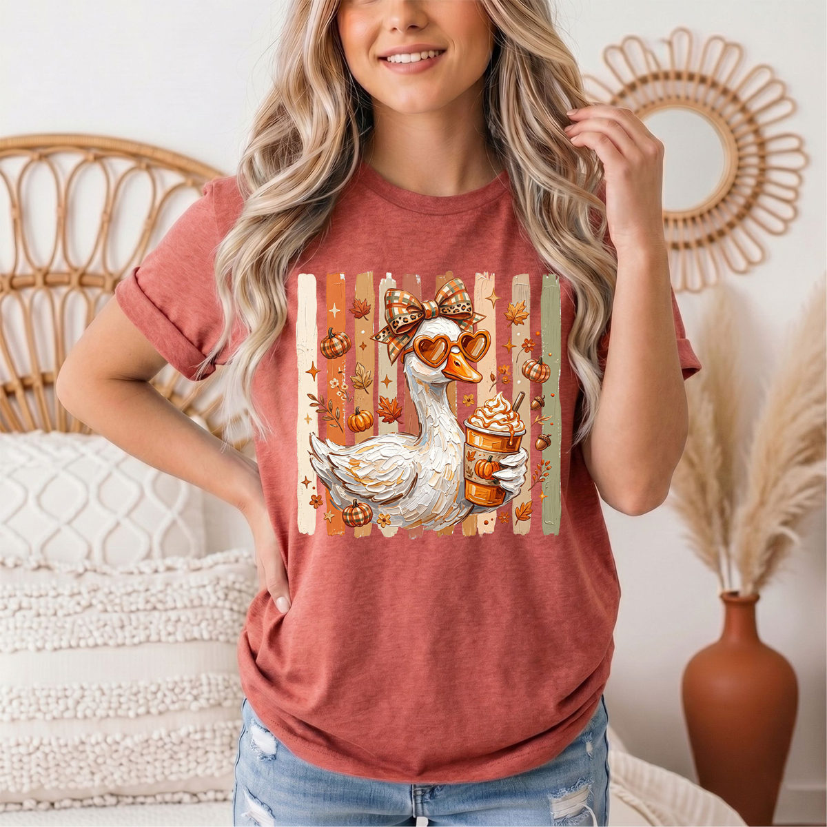 Pumpkin Spice Goose Premium Graphic Tee