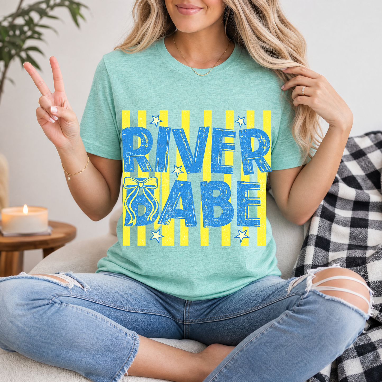 River Babe Premium Graphic Tee