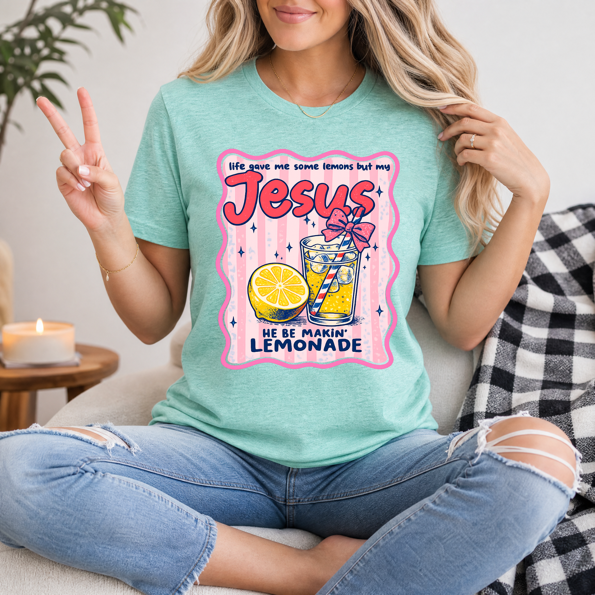 He Be Making Lemonade Premium Graphic Tee