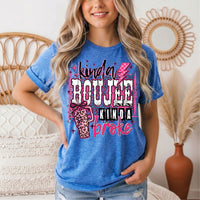 Kinda Boujee Kinda Broke Graphic Tee