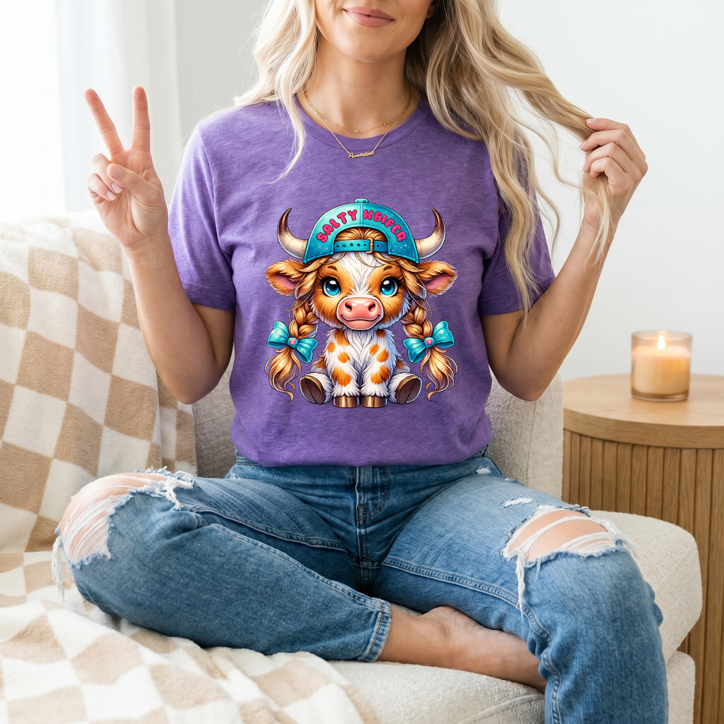 Salty Heifer Premium Graphic Tee