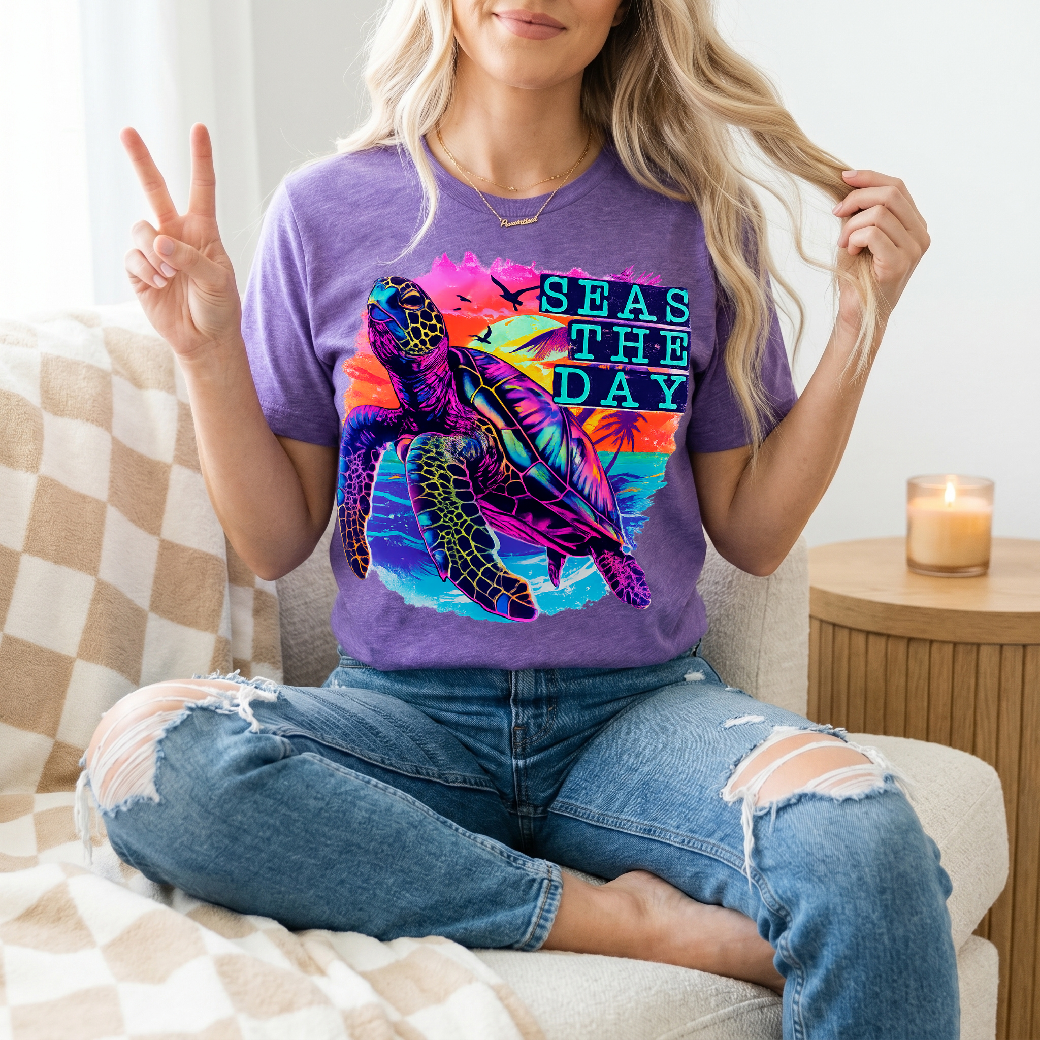 Seas The Day Premium Graphic Tee