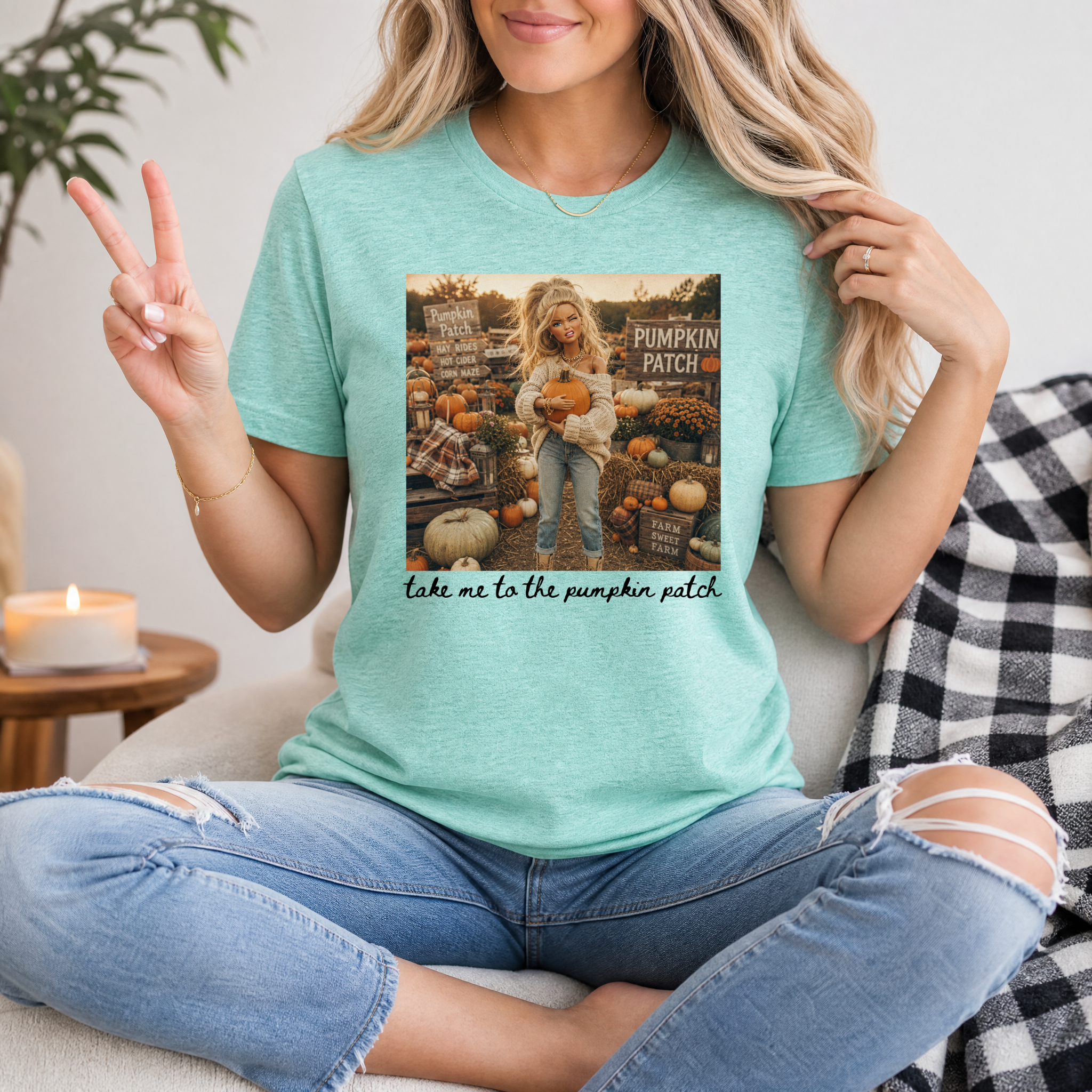 Take me to the Pumpkin Patch Premium Graphic Tee