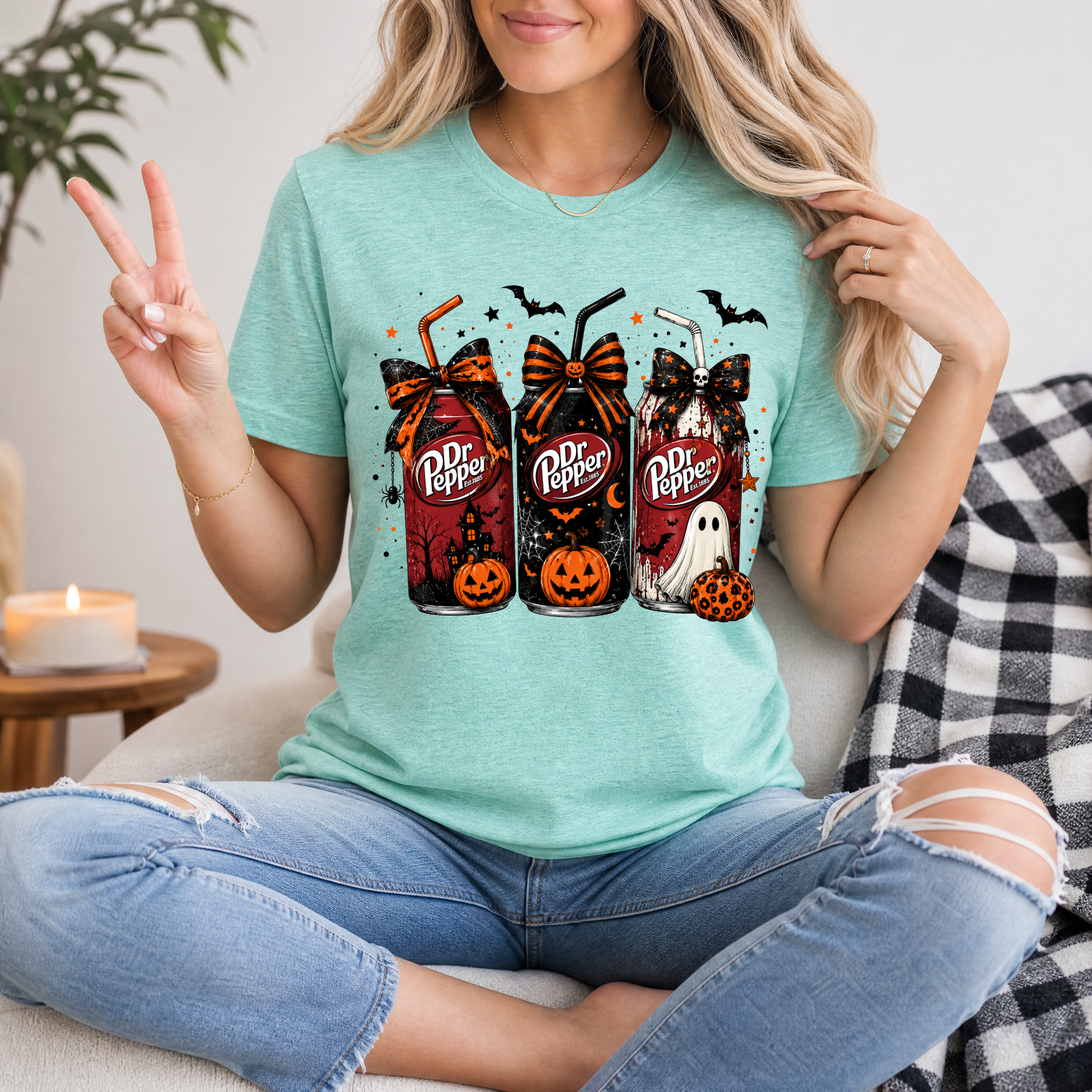 Halloween Soda Can Premium Graphic Tee