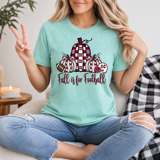 Fall Is For Football - Mississippi State Premium Graphic Tee