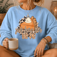 Just Here for the Pie Crewneck Sweatshirt