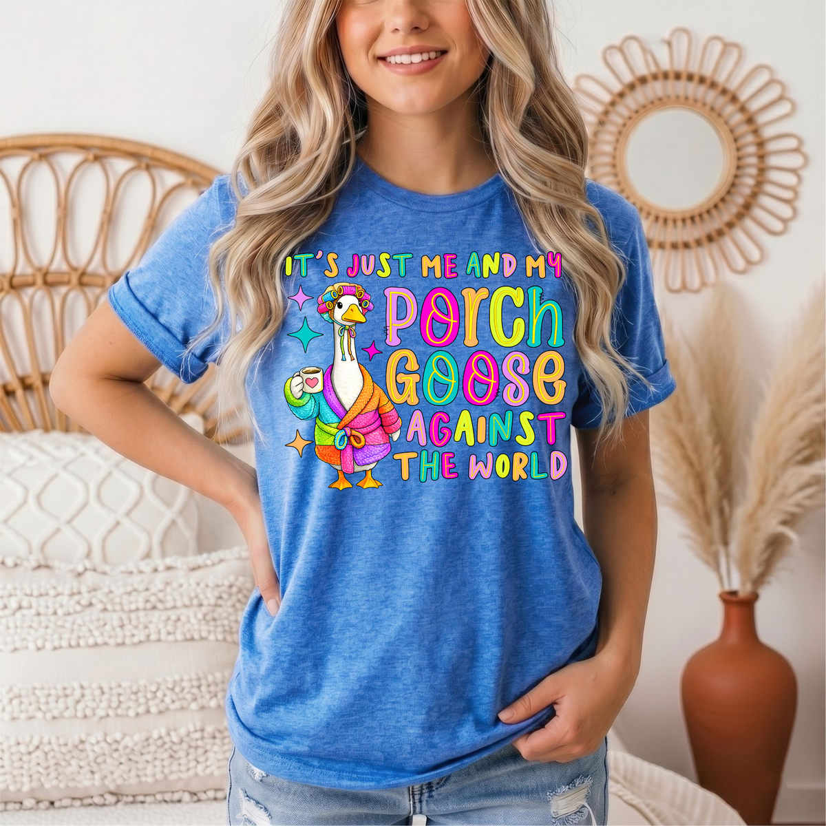 Me and My Porch Goose Against the World Graphic Tee
