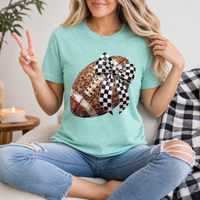 Leopard Painted Football Premium Graphic Tee