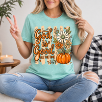 God Is Good Pumpkin Premium Graphic Tee