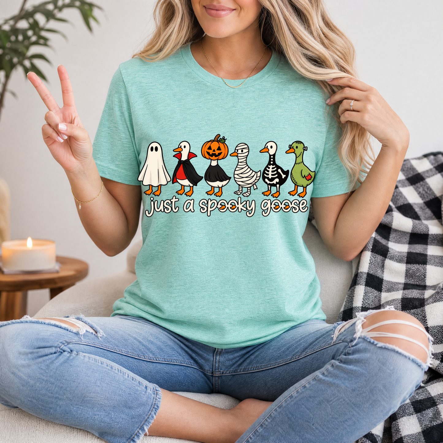 Spooky Goose x6 Premium Graphic Tee