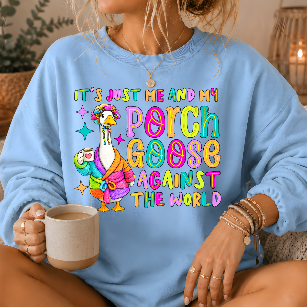 Porch Goose Against the World Crewneck Sweatshirt