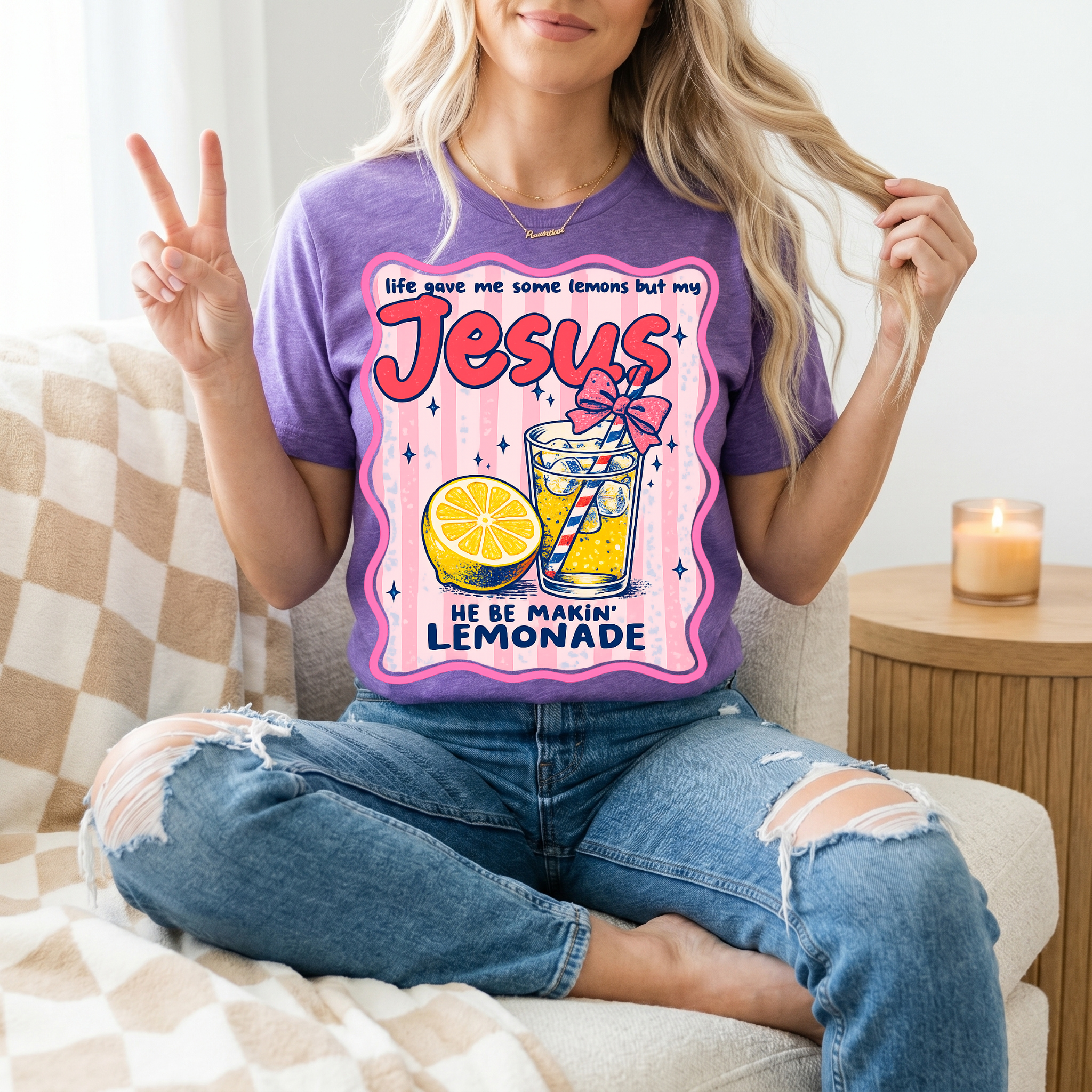 He Be Making Lemonade Premium Graphic Tee