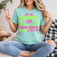 Naughty List Premium Graphic Tee