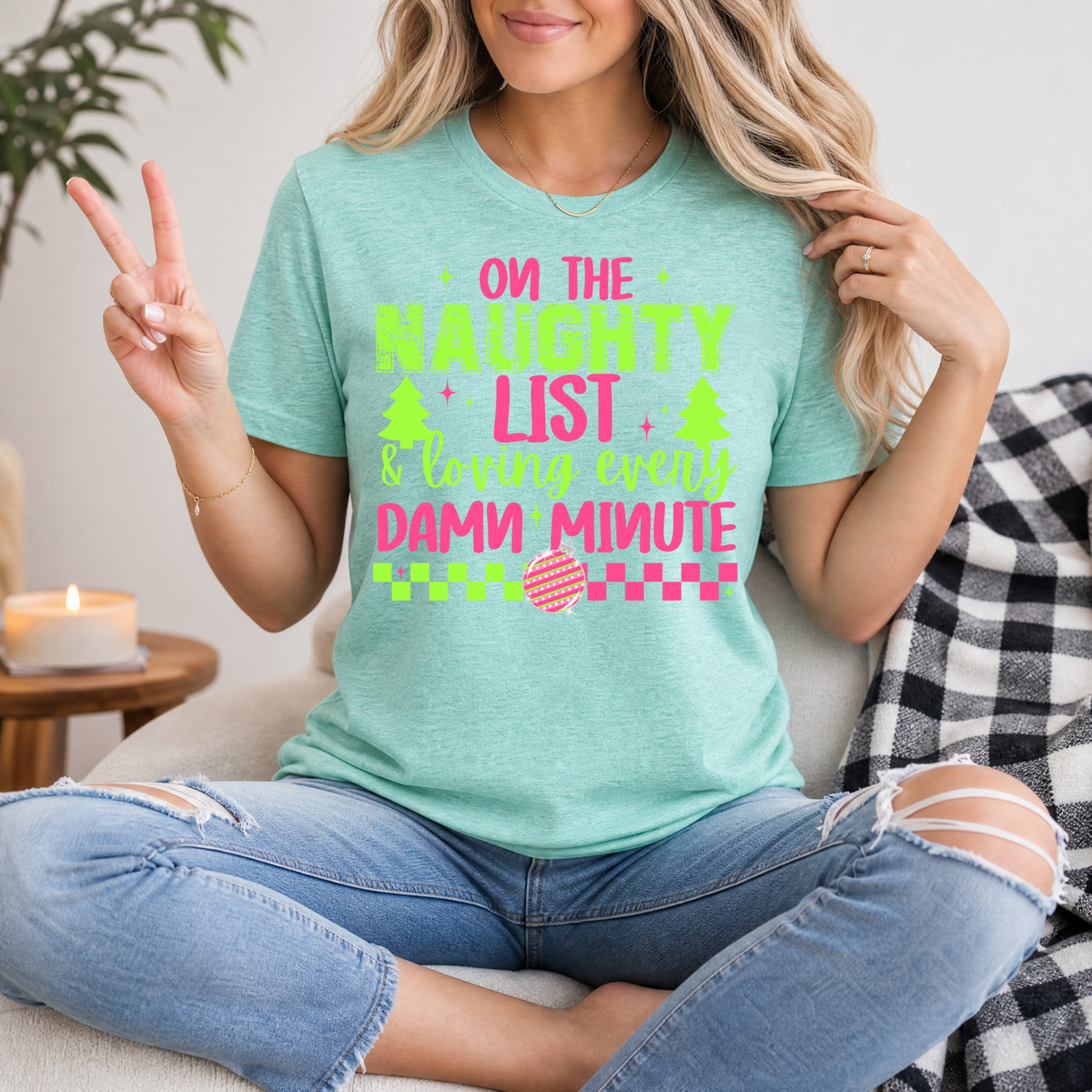Naughty List Premium Graphic Tee