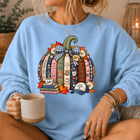 Gilmore Girls Inspired Bookish Pumpkin Crewneck Sweatshirt