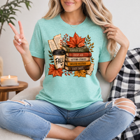 Fall & Bookish Cozy Premium Graphic Tee