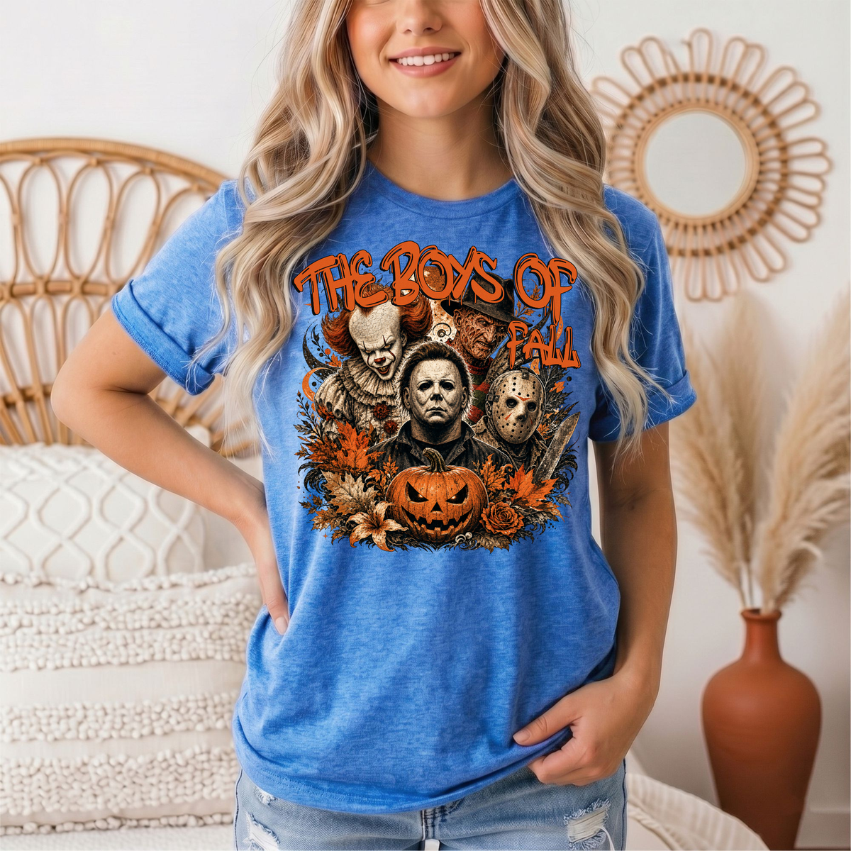 The Boys of Fall Horror Halloween Graphic Tee