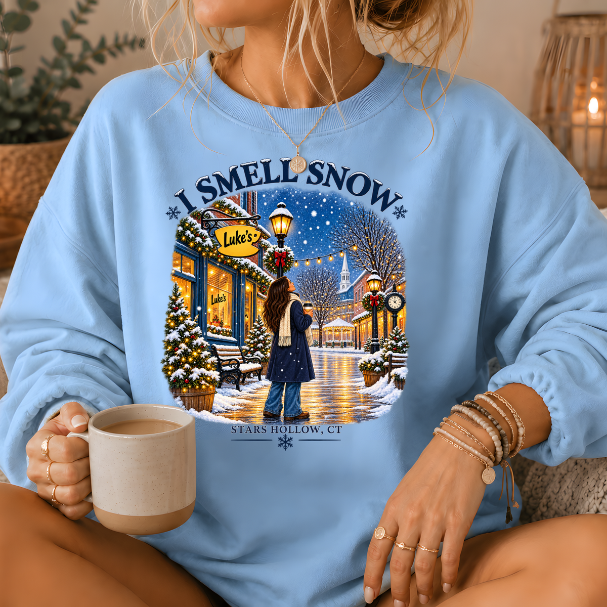 I Smell Snow Crewneck Sweatshirt