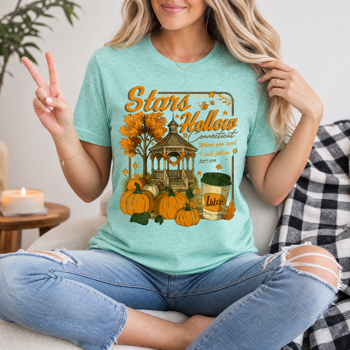 Stars Hollow Fall Premium Graphic Tee