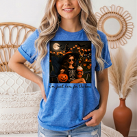I'm Just Here for the Boos Halloween Graphic Tee