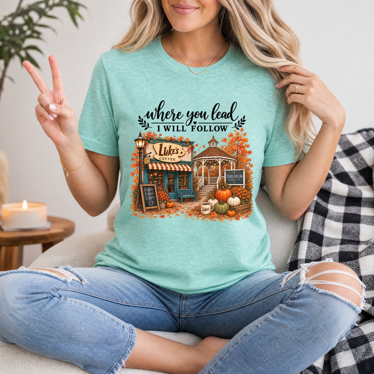 Where You Lead, I Will Follow Premium Graphic Tee
