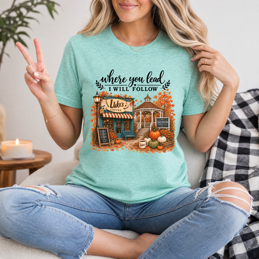 Where You Lead, I Will Follow Premium Graphic Tee